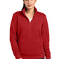 Nike Women's Club Fleece Sleeve Swoosh 1/2-Zip NKDX6720 | Add Your Logo