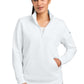 Nike Women's Club Fleece Sleeve Swoosh 1/2-Zip NKDX6720 | Add Your Logo