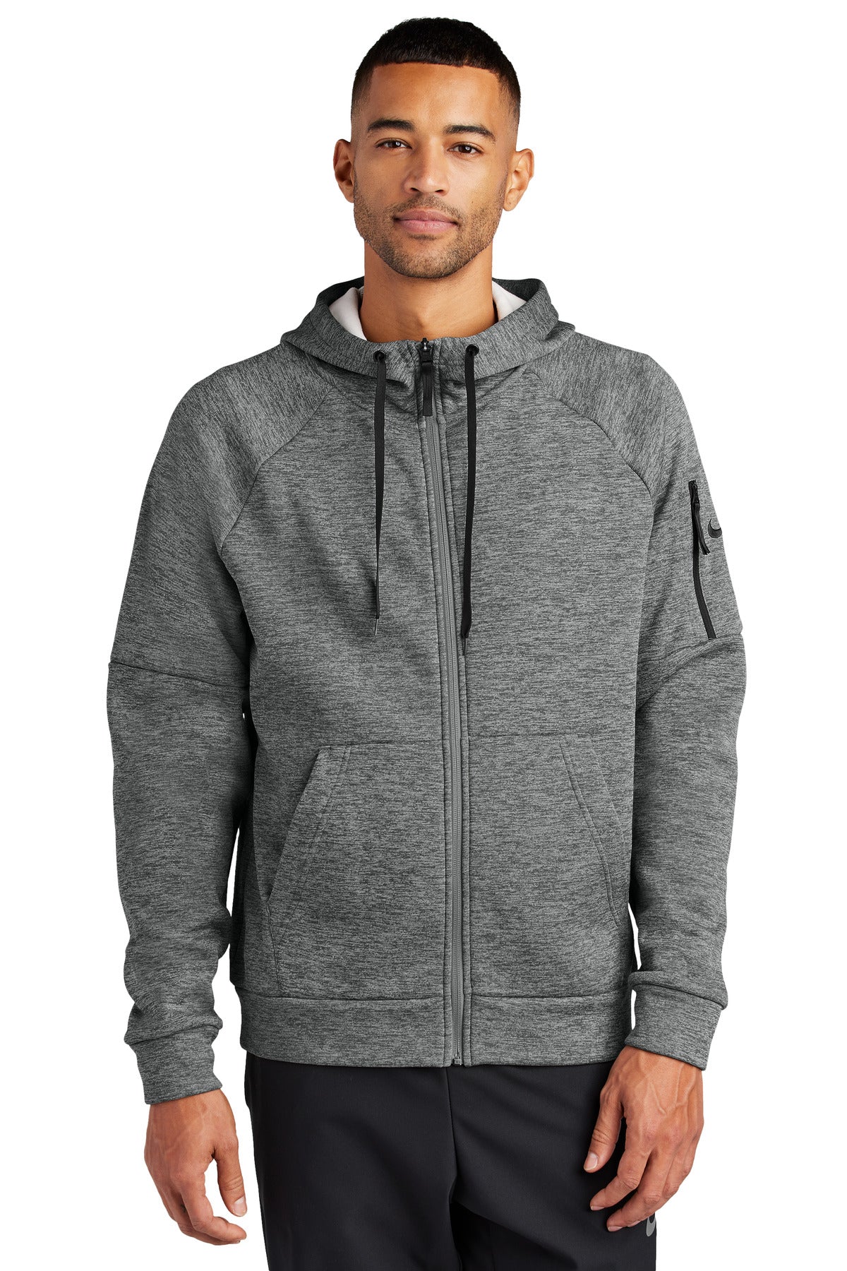 Nike Therma-FIT Pocket Full-Zip Fleece Hoodie NKFD9859 | Add Your Logo