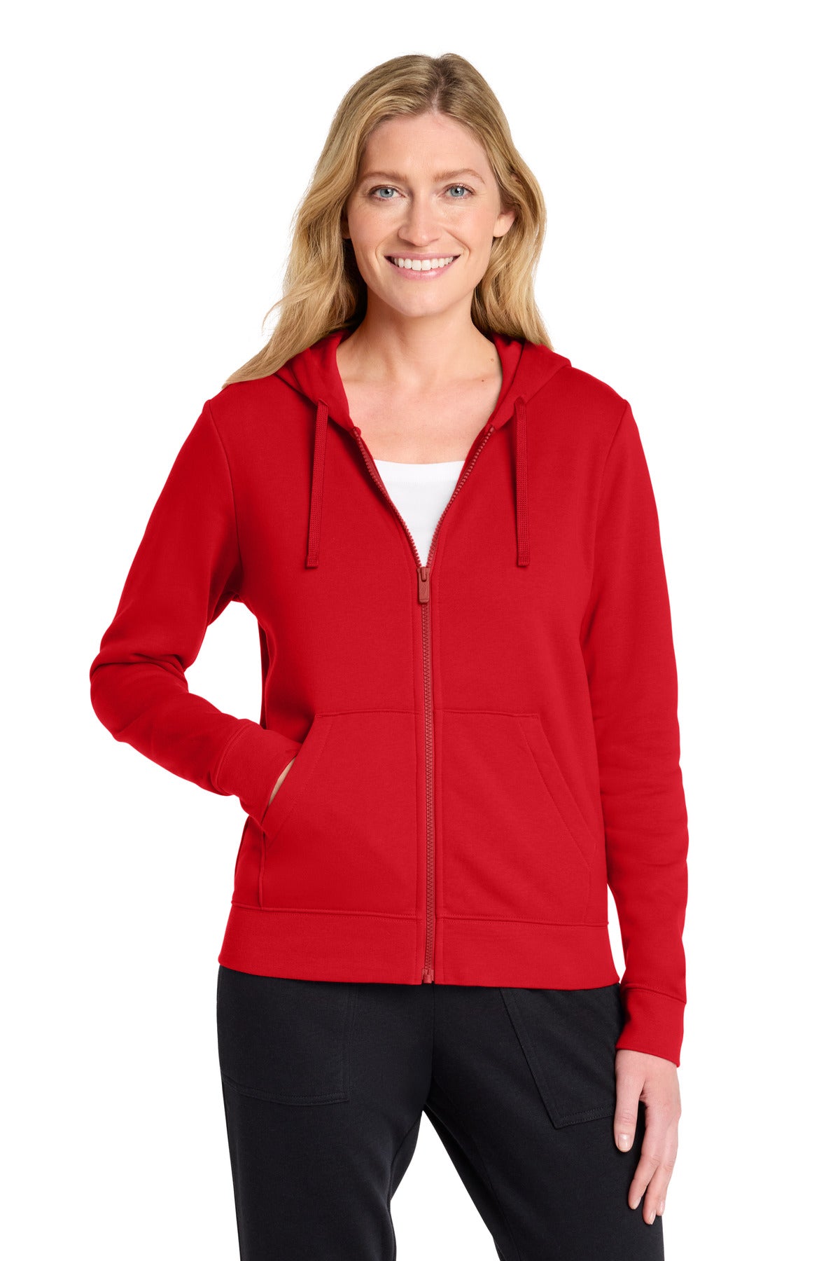 Nike Women's Club Fleece Sleeve Swoosh Full-Zip Hoodie NKFD9890 | Add Your Logo