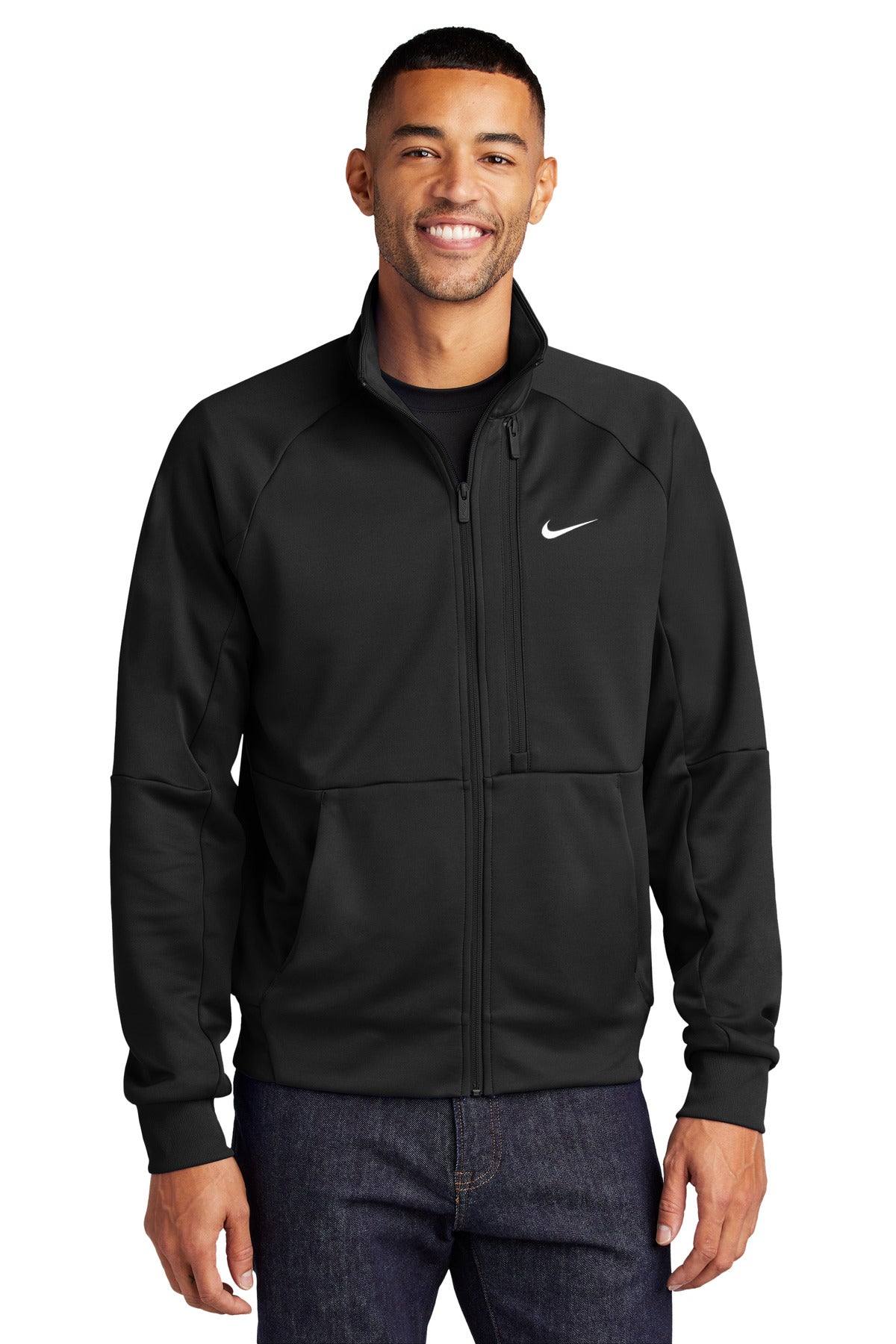 Nike Full-Zip Chest Swoosh Jacket NKFD9891 | Add Your Logo