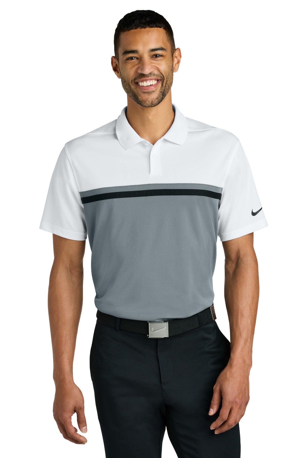 Nike Dri-FIT Victory Colorblock Polo NKFQ3968 | Add Your Logo