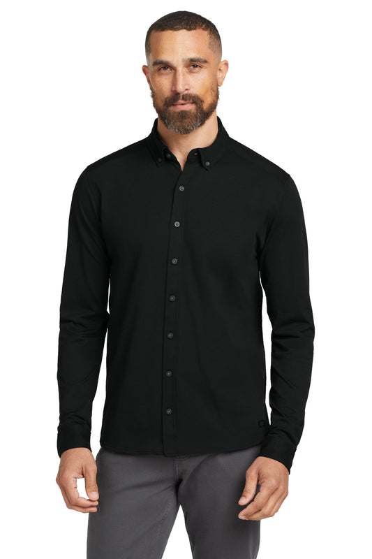 OGIO  ®   Code Stretch Long Sleeve Button-Up. OG145 | Add Your Logo