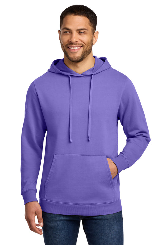 Port & Co ®  Beach Wash ®  Garment-Dyed Pullover Hooded Sweatshirt. PC098H | Add Your Logo