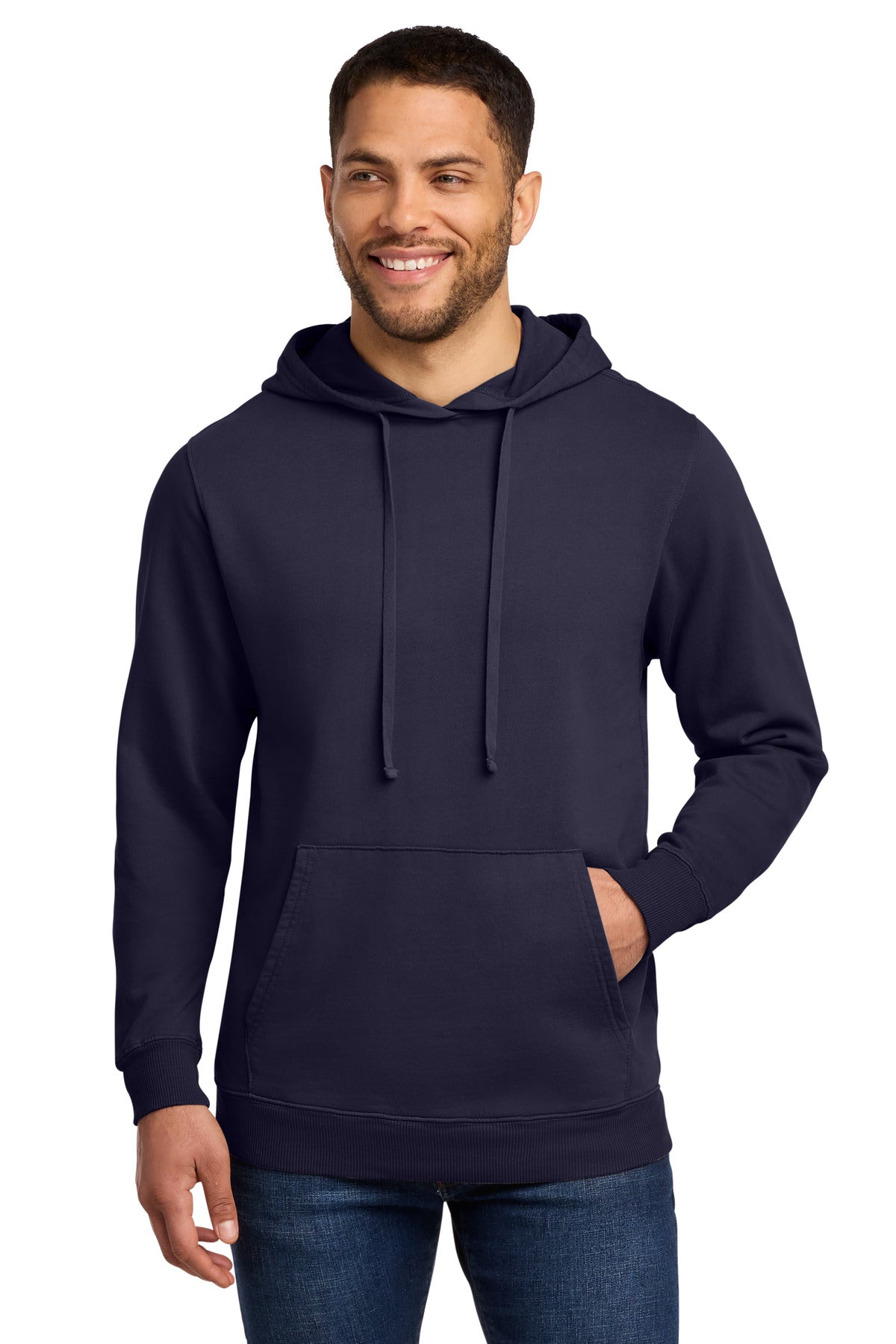 Port & Co ®  Beach Wash ®  Garment-Dyed Pullover Hooded Sweatshirt. PC098H | Add Your Logo