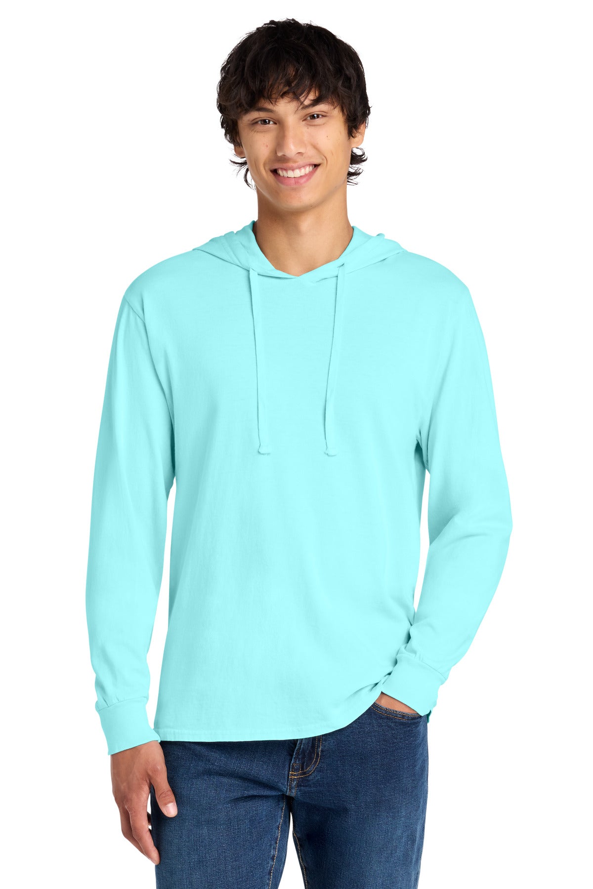 Port & Co ®  Beach Wash ®  Garment-Dyed Pullover Hooded Tee PC099H | Add Your Logo