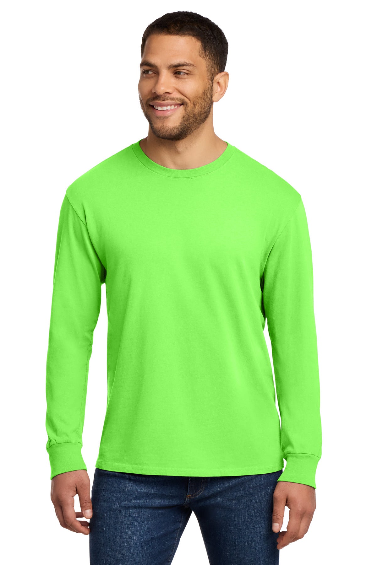 Port & Co ®  Beach Wash ®  Garment-Dyed Long Sleeve Tee PC099LS | Add Your Logo