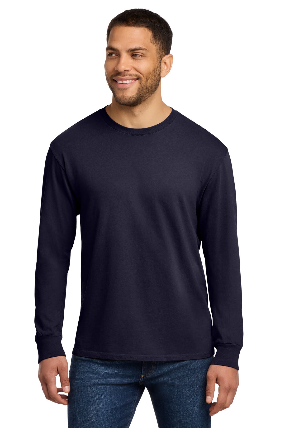 Port & Co ®  Beach Wash ®  Garment-Dyed Long Sleeve Tee PC099LS | Add Your Logo