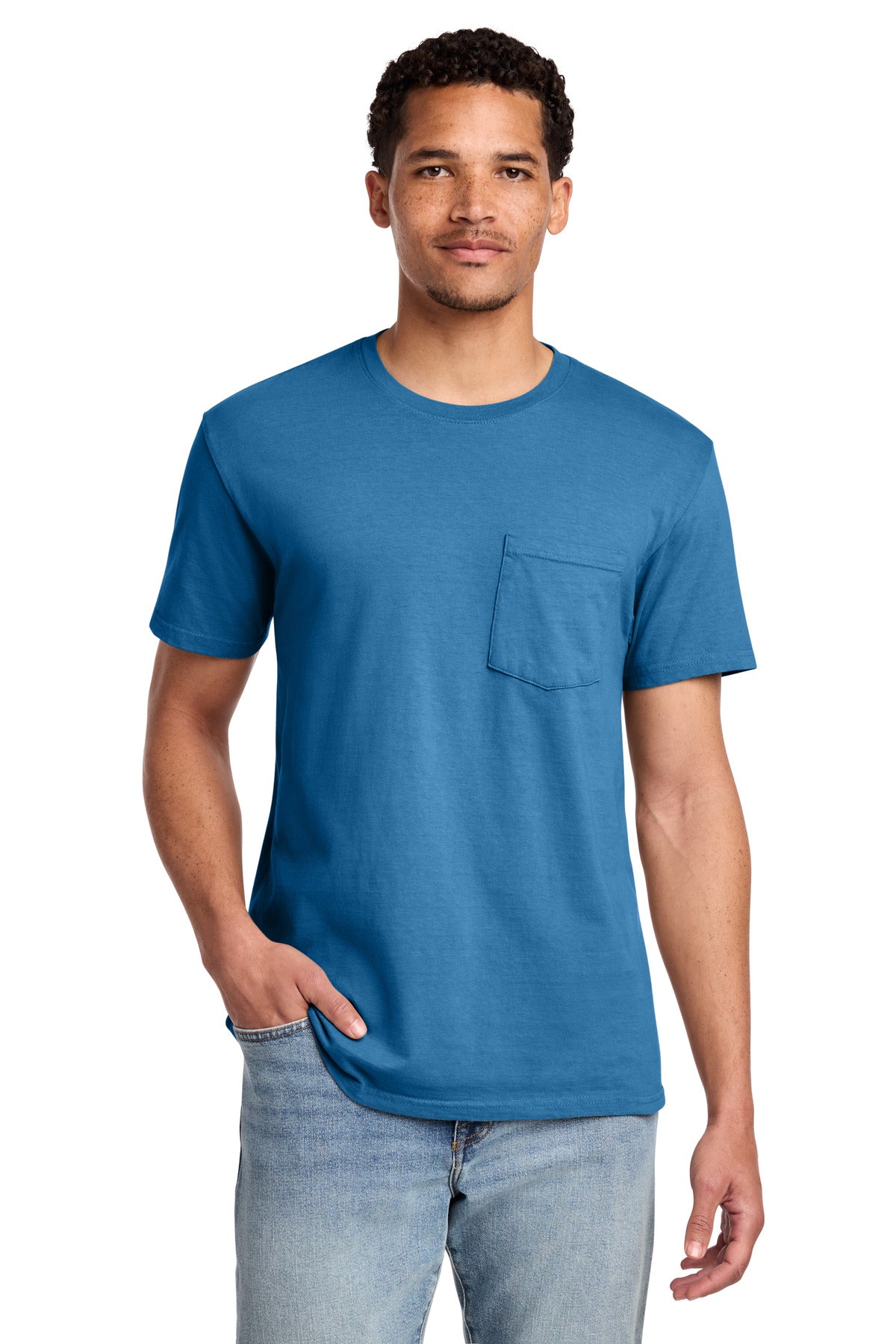 Port & Co ®  Beach Wash ®  Garment-Dyed Pocket Tee.  PC099P | Add Your Logo