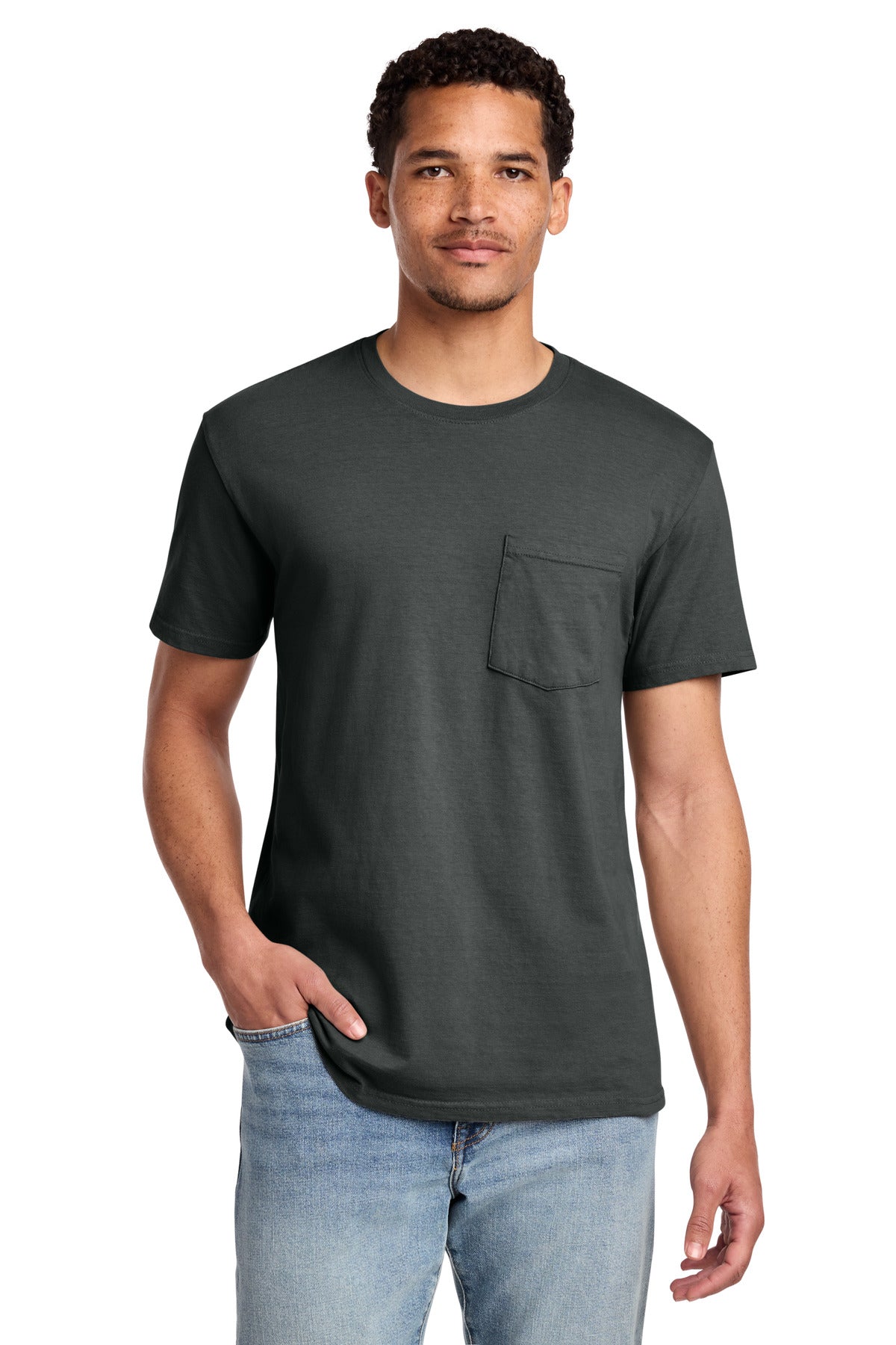 Port & Co ®  Beach Wash ®  Garment-Dyed Pocket Tee.  PC099P | Add Your Logo