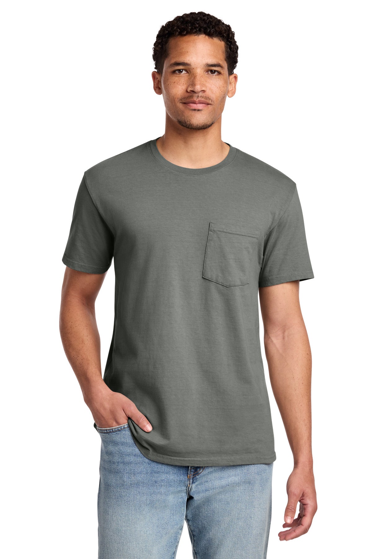 Port & Co ®  Beach Wash ®  Garment-Dyed Pocket Tee.  PC099P | Add Your Logo