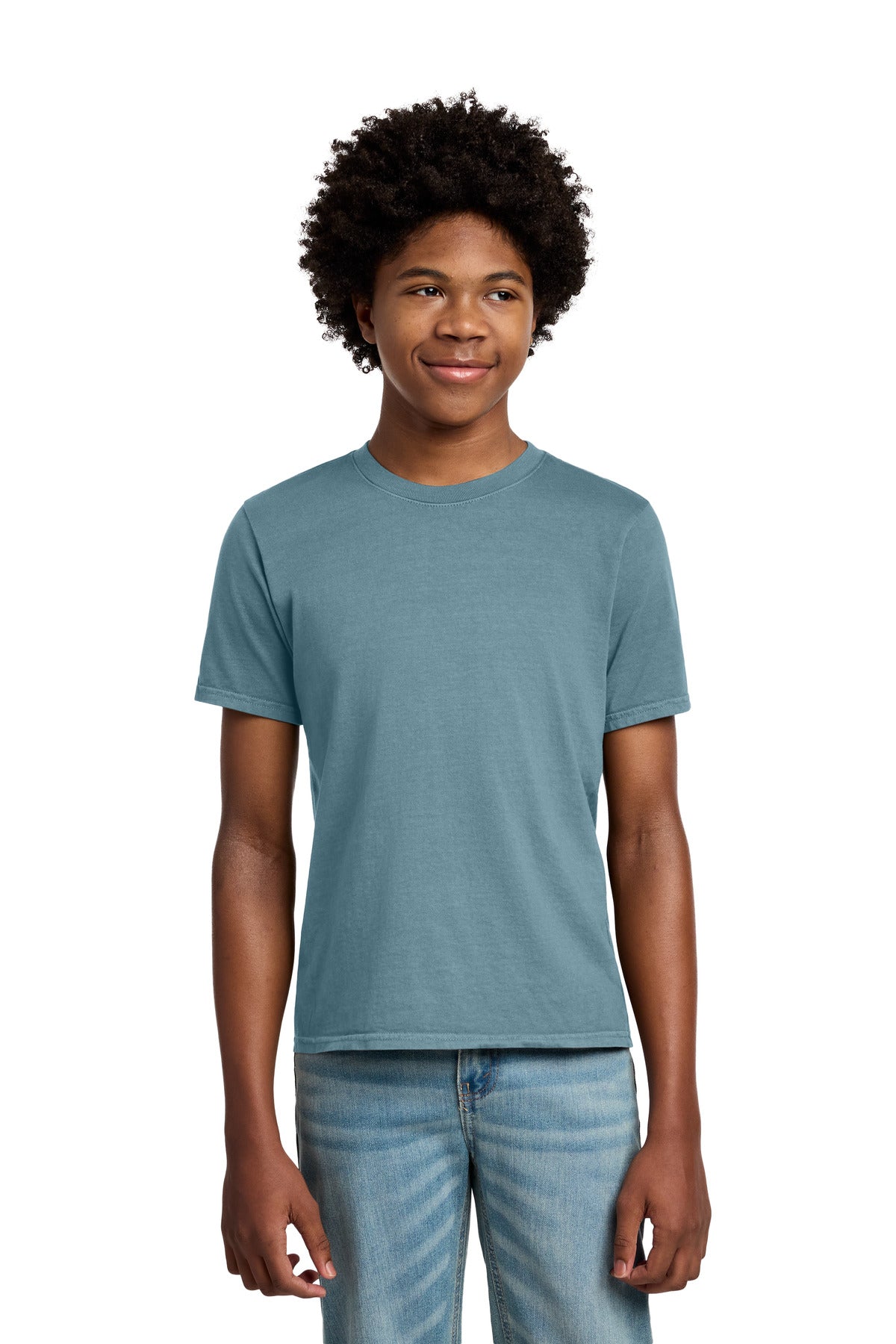 Port & Co ®  Youth Beach Wash ®  Garment-Dyed Tee. PC099Y | Add Your Logo