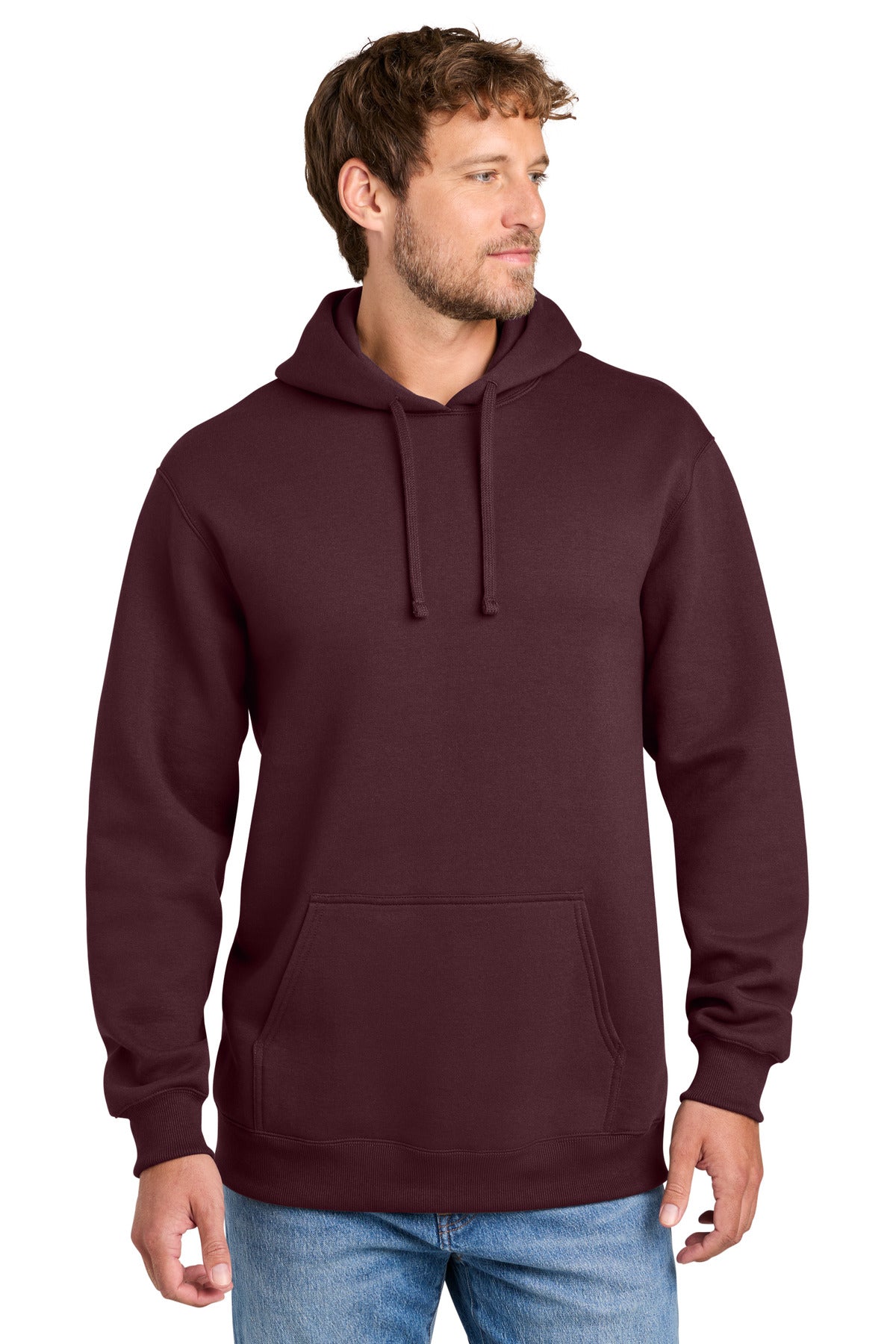 Port & Co ®  Foundation Fleece Pullover Hooded Sweatshirt PC107H | Add Your Logo