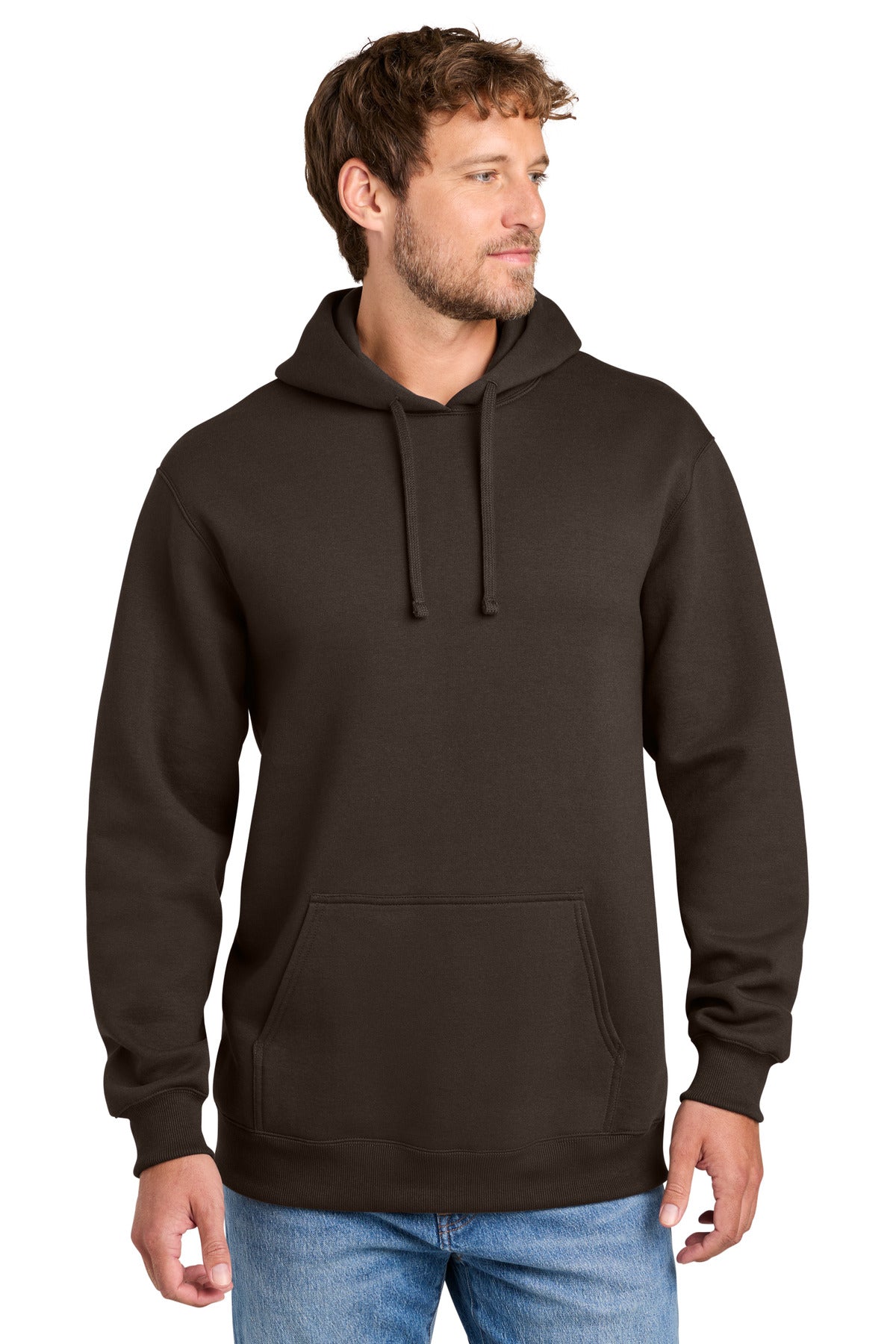 Port & Co ®  Foundation Fleece Pullover Hooded Sweatshirt PC107H | Add Your Logo