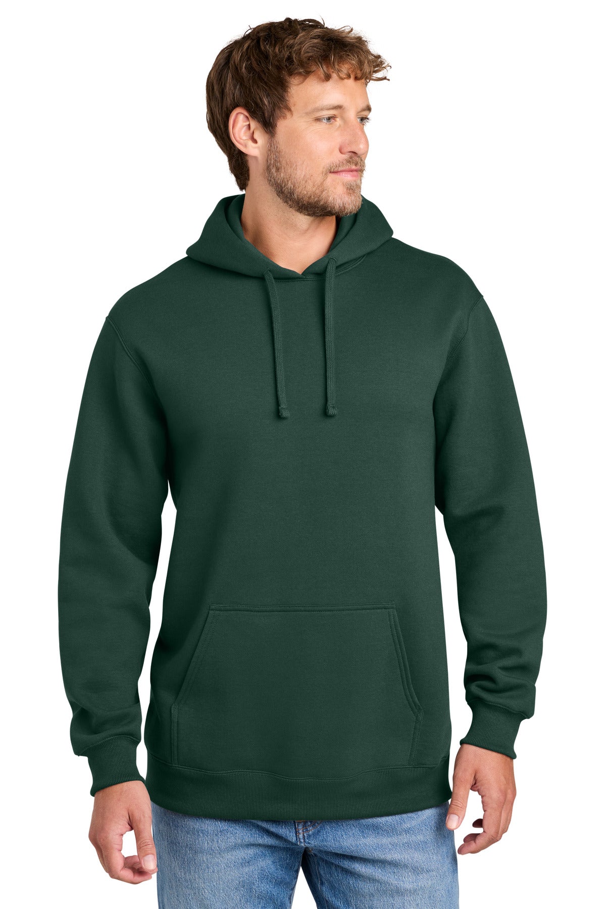 Port & Co ®  Foundation Fleece Pullover Hooded Sweatshirt PC107H | Add Your Logo