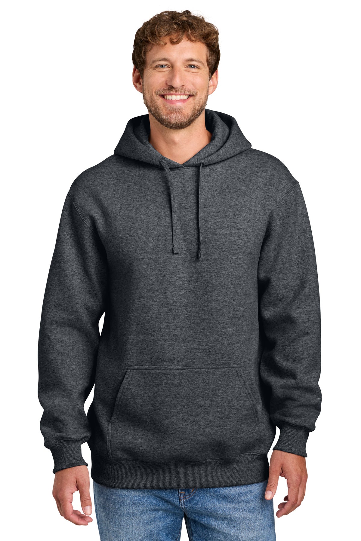 Port & Co ®  Foundation Fleece Pullover Hooded Sweatshirt PC107H | Add Your Logo