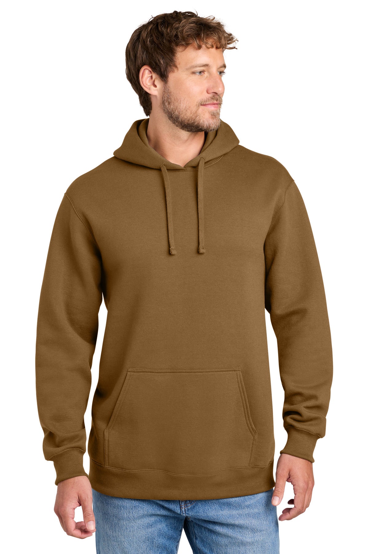 Port & Co ®  Foundation Fleece Pullover Hooded Sweatshirt PC107H | Add Your Logo