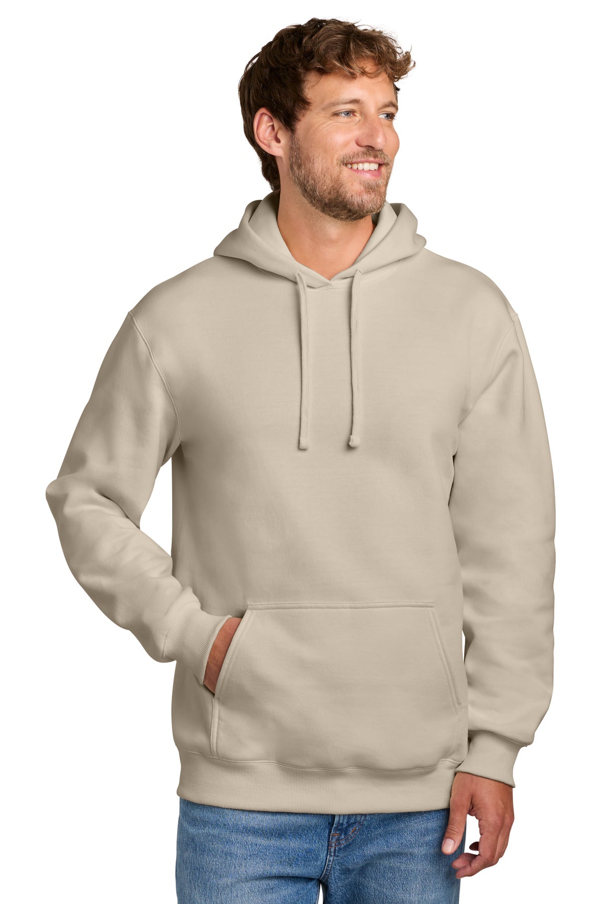 Port & Co ®  Foundation Fleece Pullover Hooded Sweatshirt PC107H | Add Your Logo