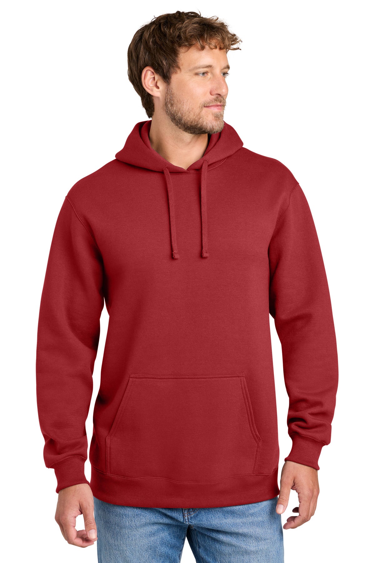 Port & Co ®  Foundation Fleece Pullover Hooded Sweatshirt PC107H | Add Your Logo