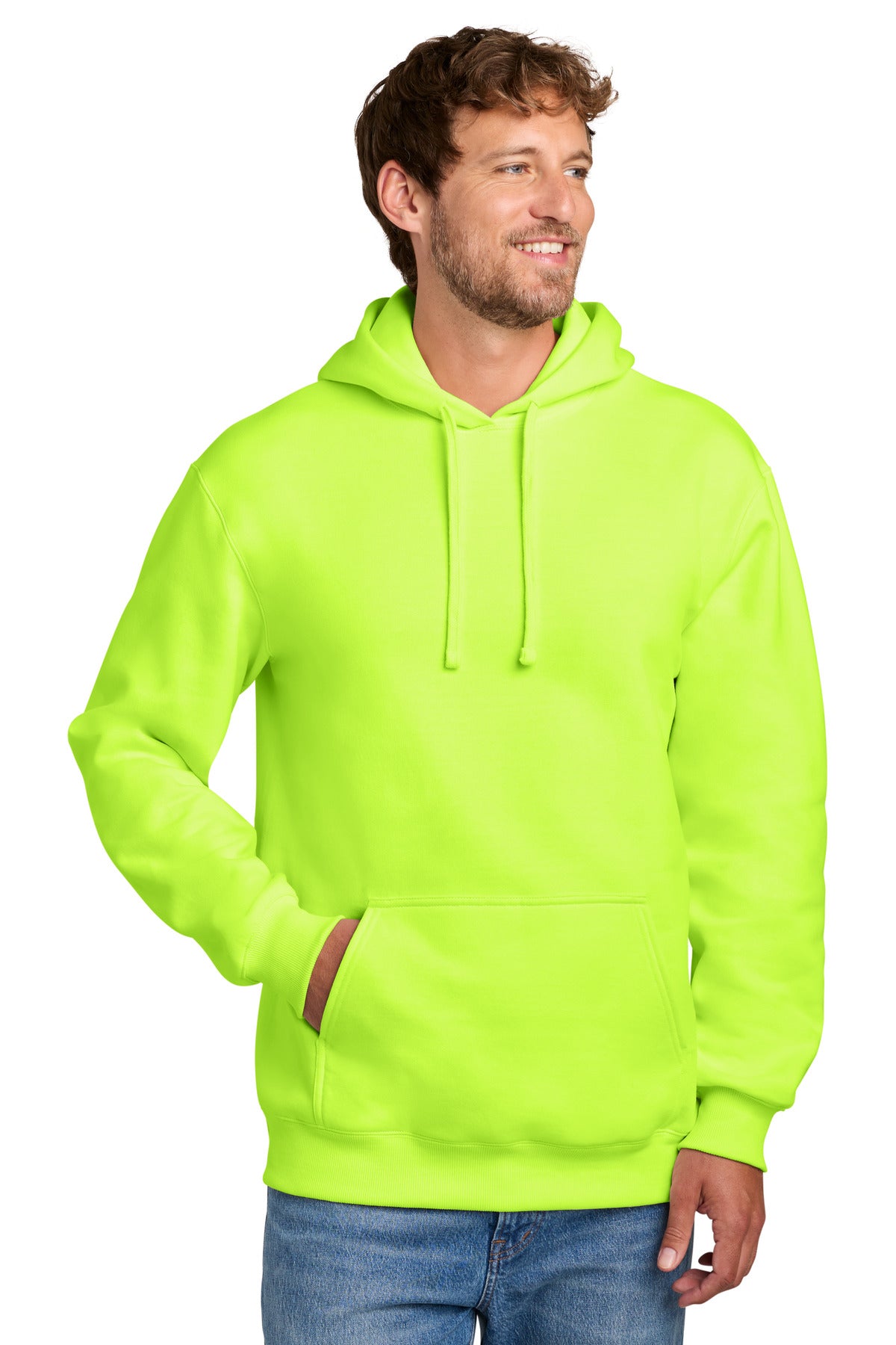 Port & Co ®  Foundation Fleece Pullover Hooded Sweatshirt PC107H | Add Your Logo