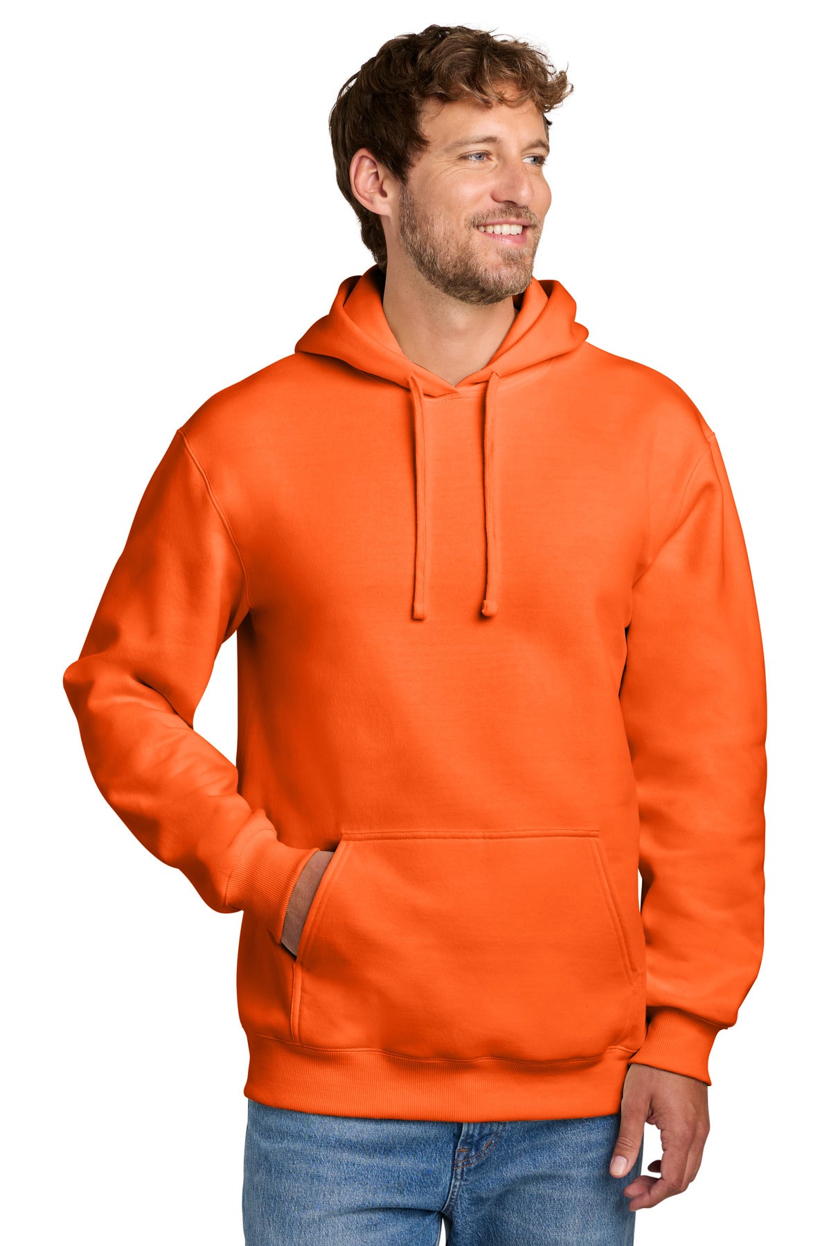 Port & Co ®  Foundation Fleece Pullover Hooded Sweatshirt PC107H | Add Your Logo