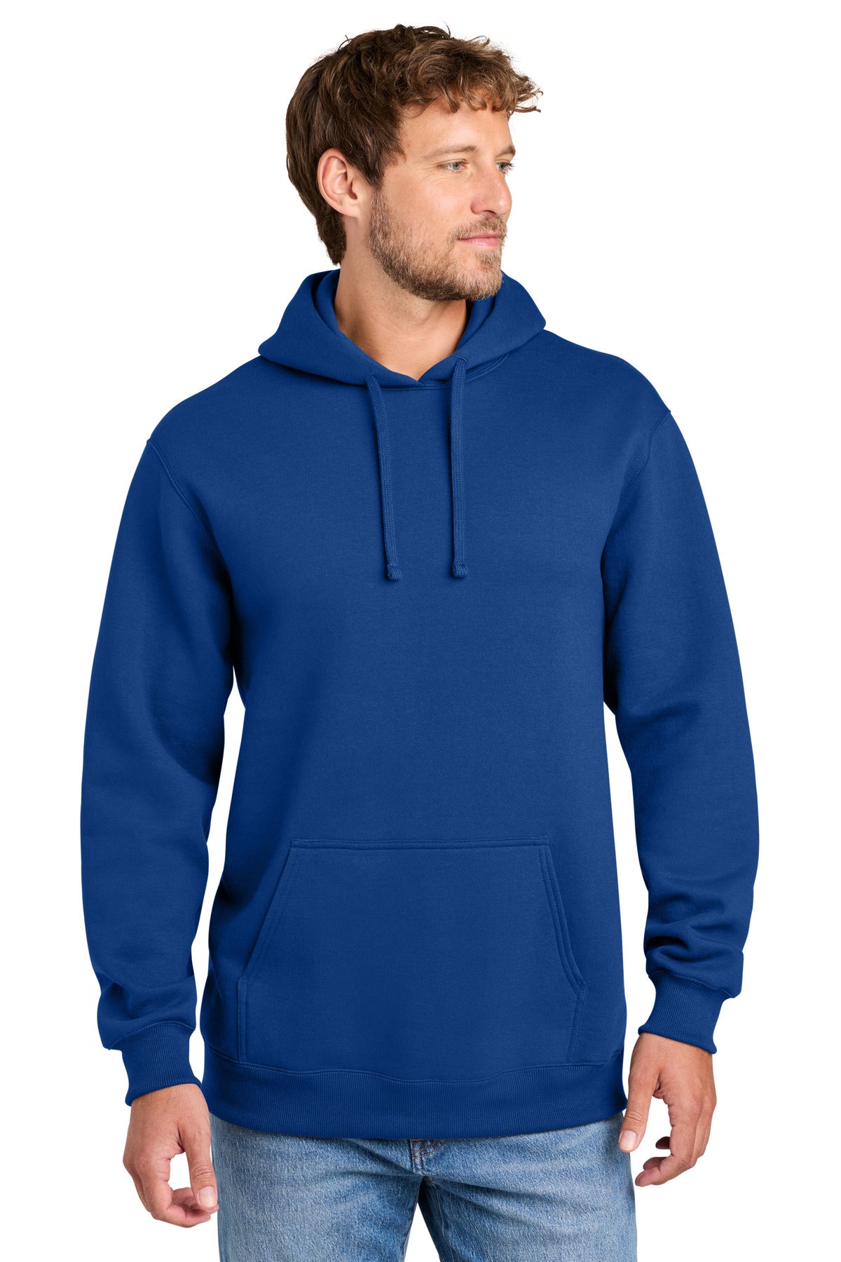 Port & Co ®  Foundation Fleece Pullover Hooded Sweatshirt PC107H | Add Your Logo