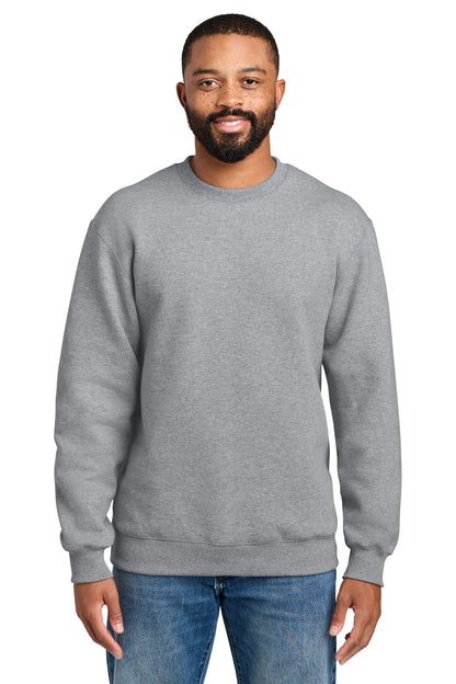 Port & Co ®  Foundation Fleece Pullover Crewneck Sweatshirt PC107 | Add Your Logo