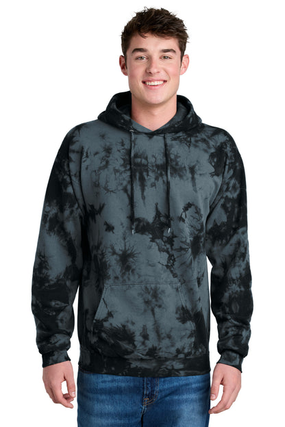 Port & Co ®  Crystal Tie-Dye Pullover Hoodie PC144 | Add Your Logo