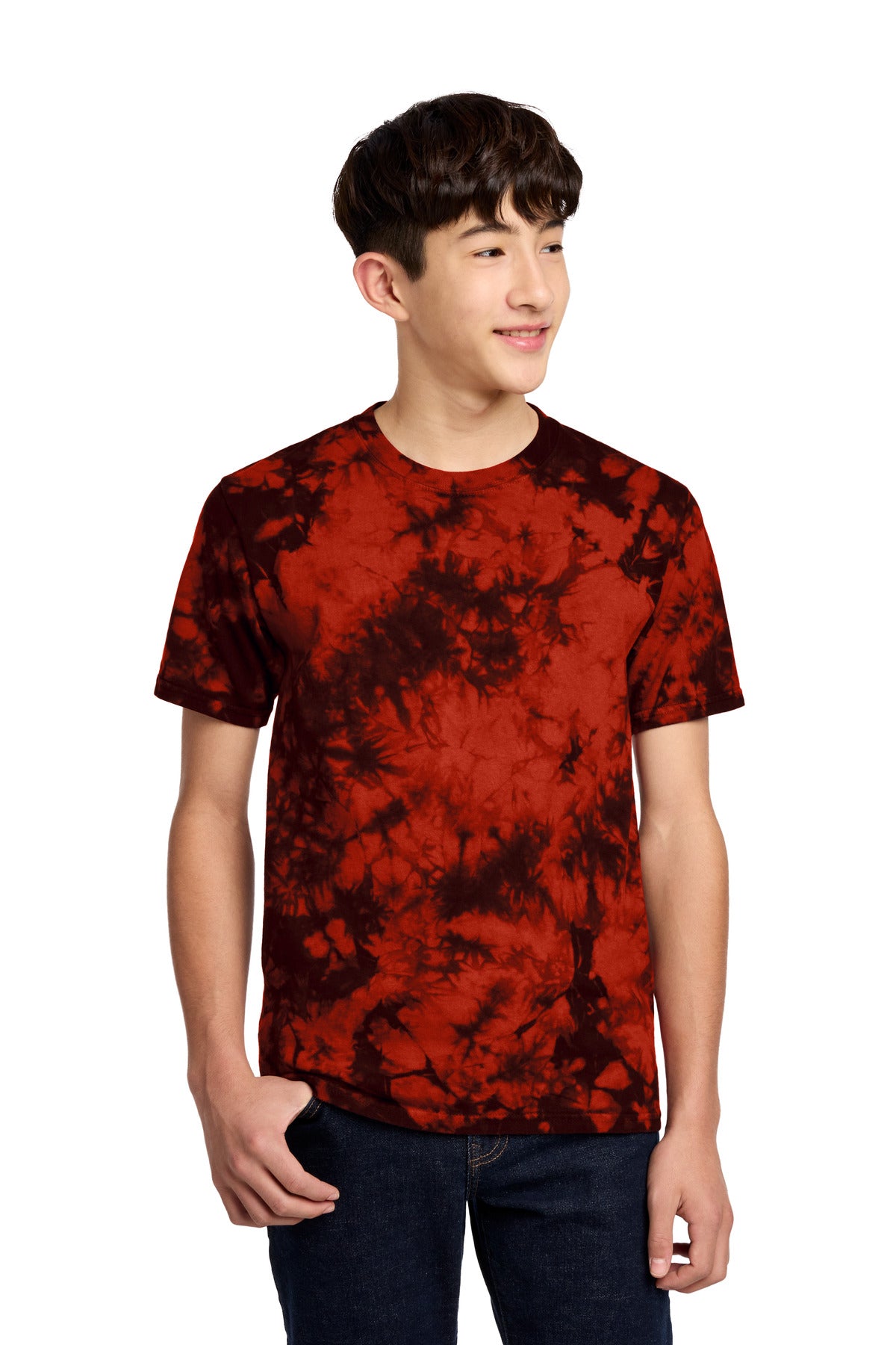 Port & Co ®  Youth Crystal Tie-Dye Tee PC145Y | Add Your Logo