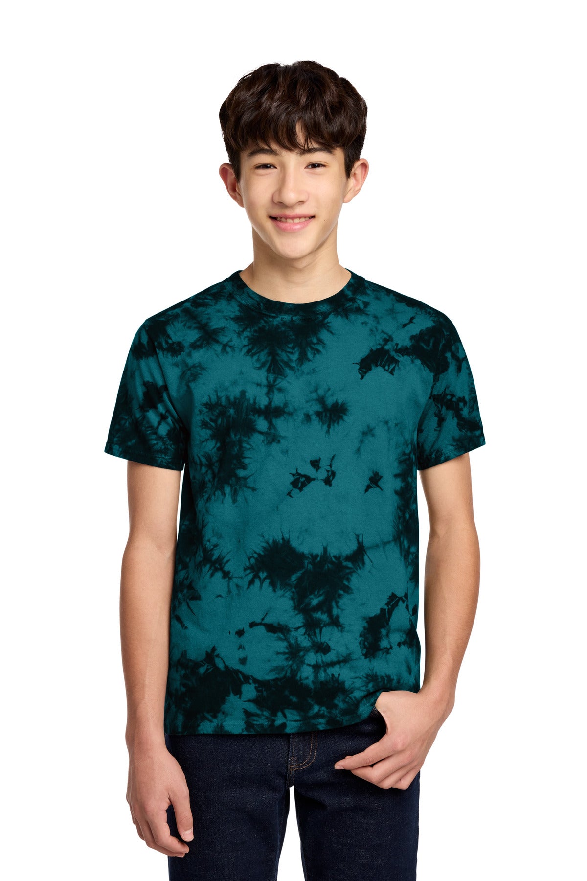 Port & Co ®  Youth Crystal Tie-Dye Tee PC145Y | Add Your Logo