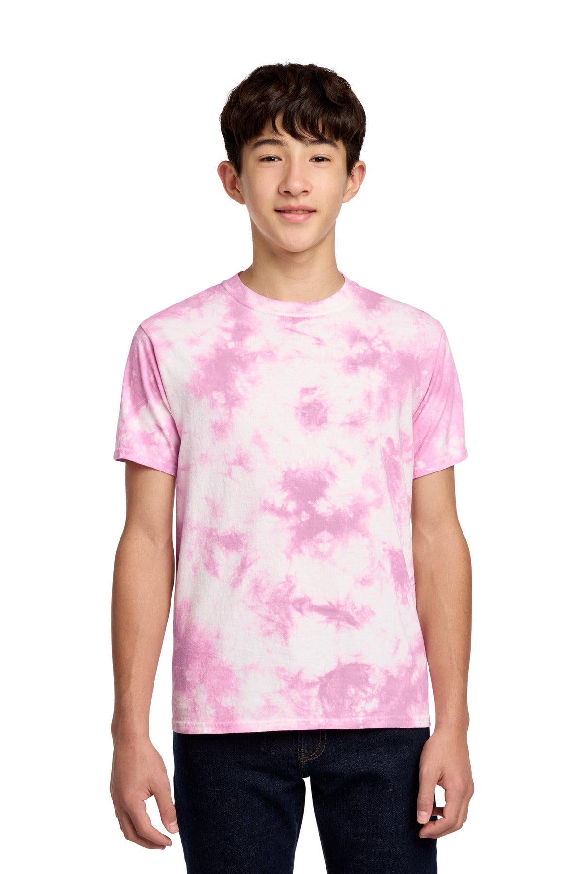 Port & Co ®  Youth Crystal Tie-Dye Tee PC145Y | Add Your Logo