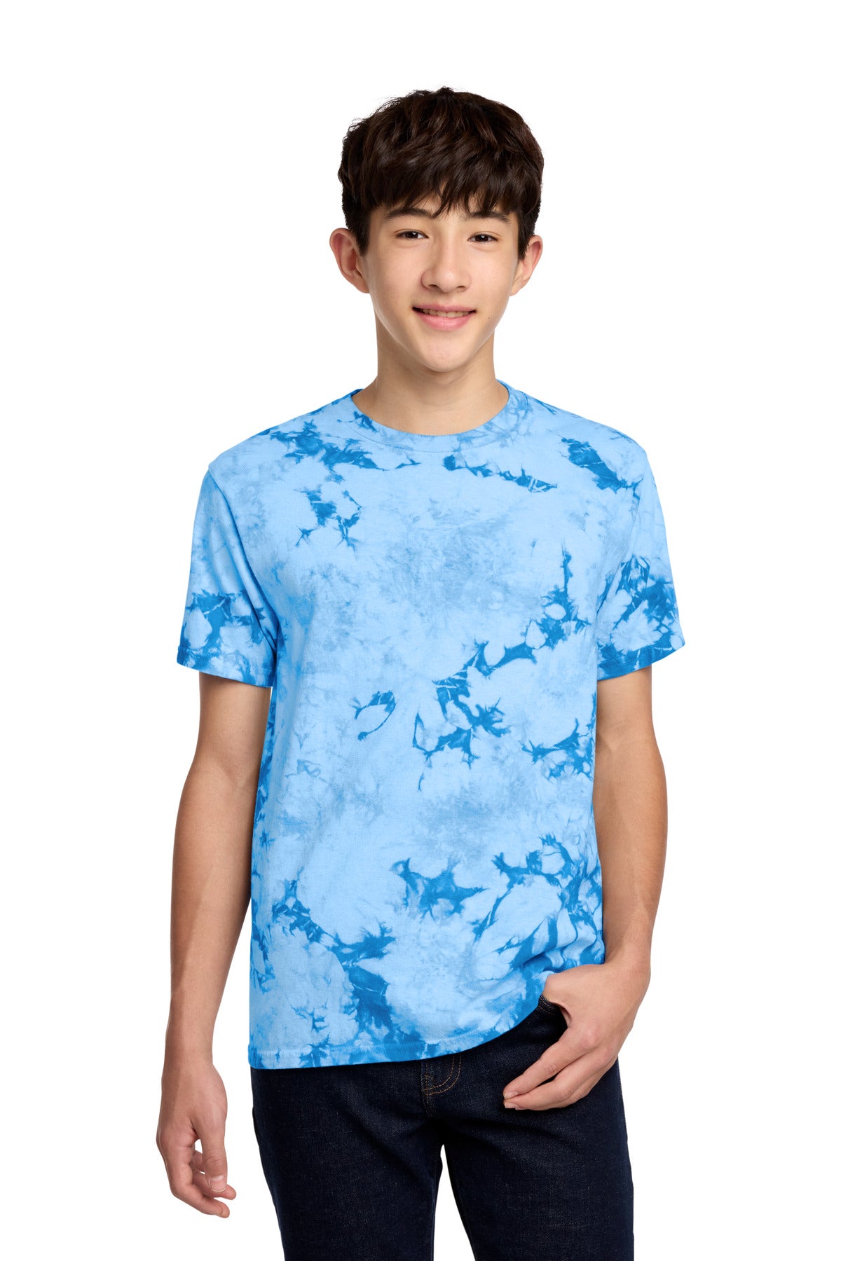 Port & Co ®  Youth Crystal Tie-Dye Tee PC145Y | Add Your Logo