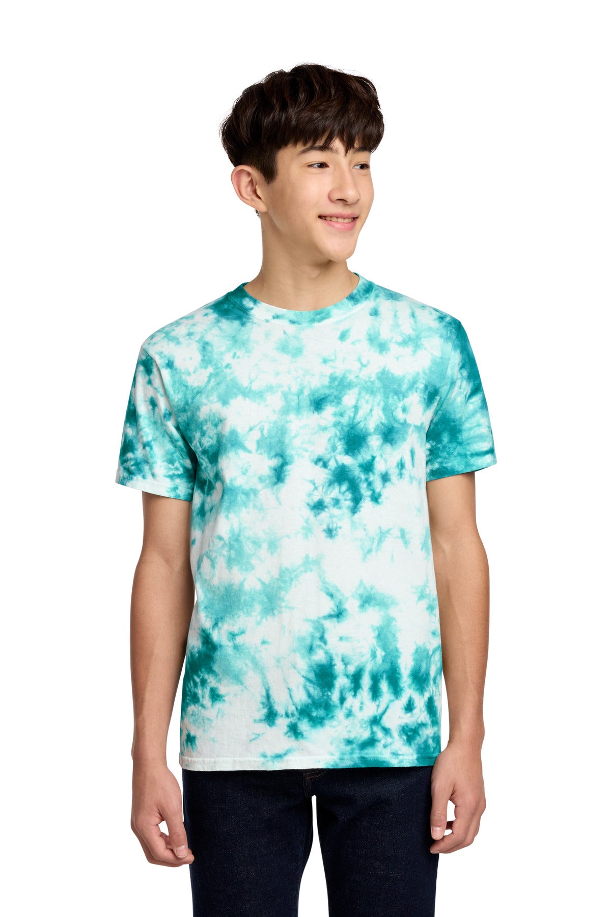 Port & Co ®  Youth Crystal Tie-Dye Tee PC145Y | Add Your Logo