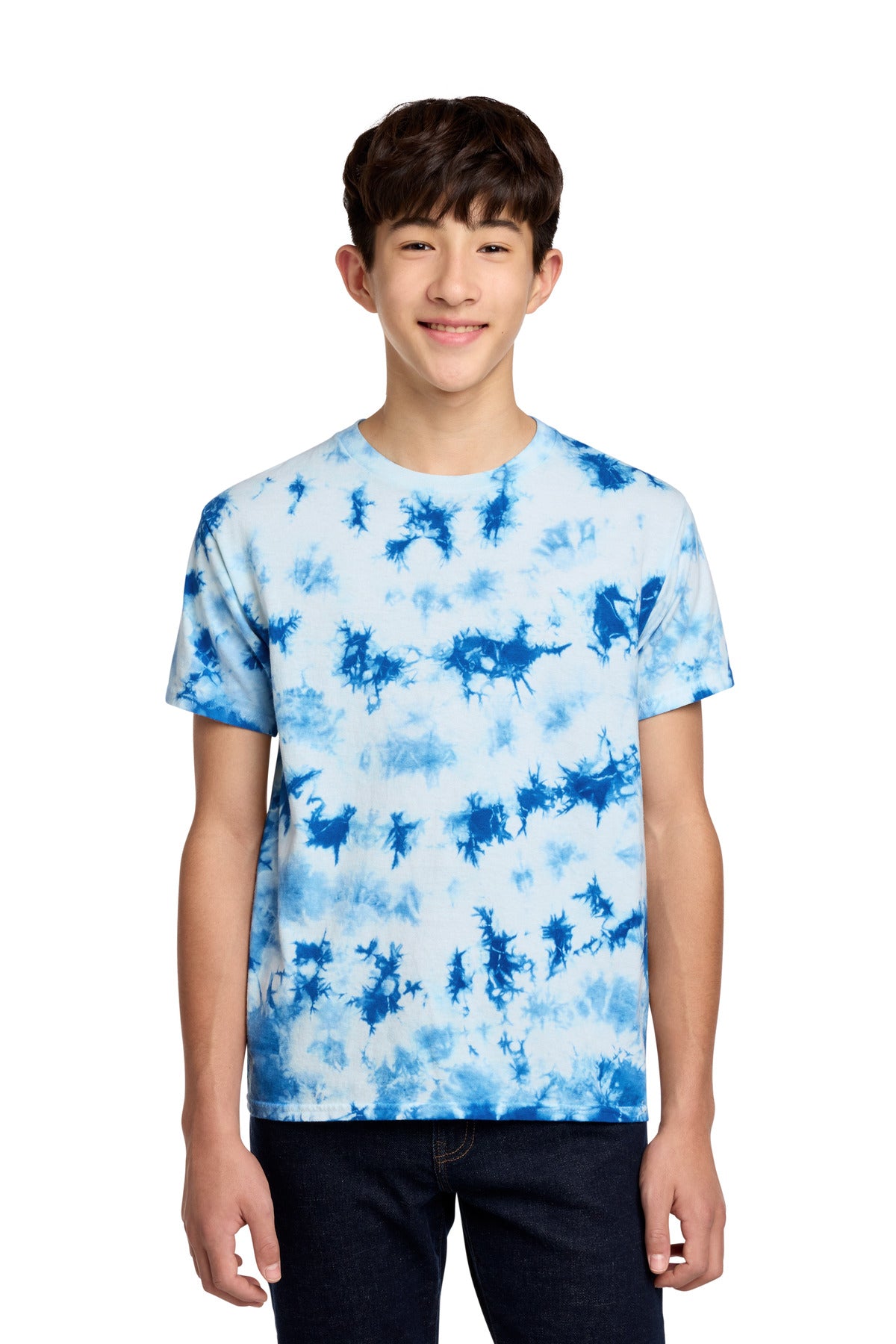 Port & Co ®  Youth Crystal Tie-Dye Tee PC145Y | Add Your Logo