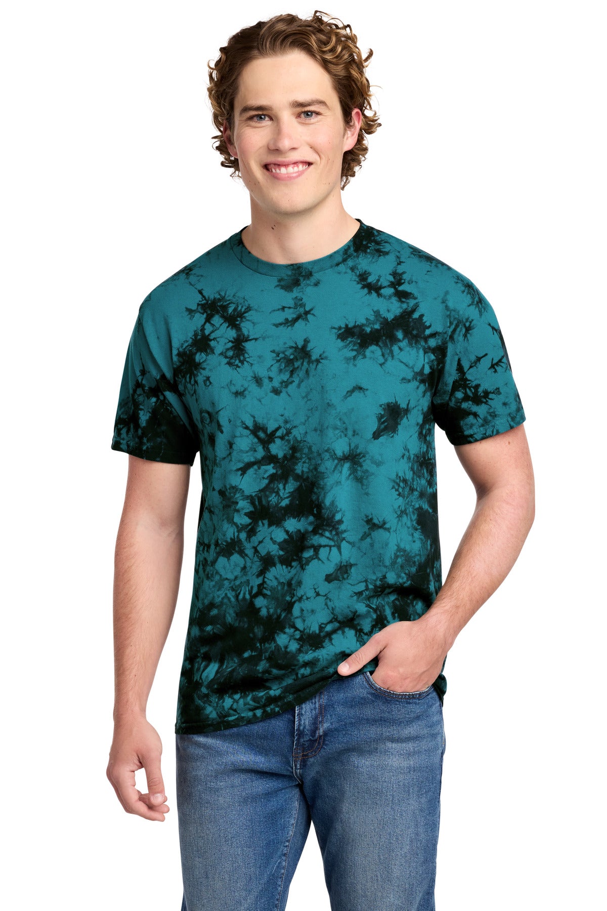 Port & Co ®  Crystal Tie-Dye Tee PC145 | Add Your Logo