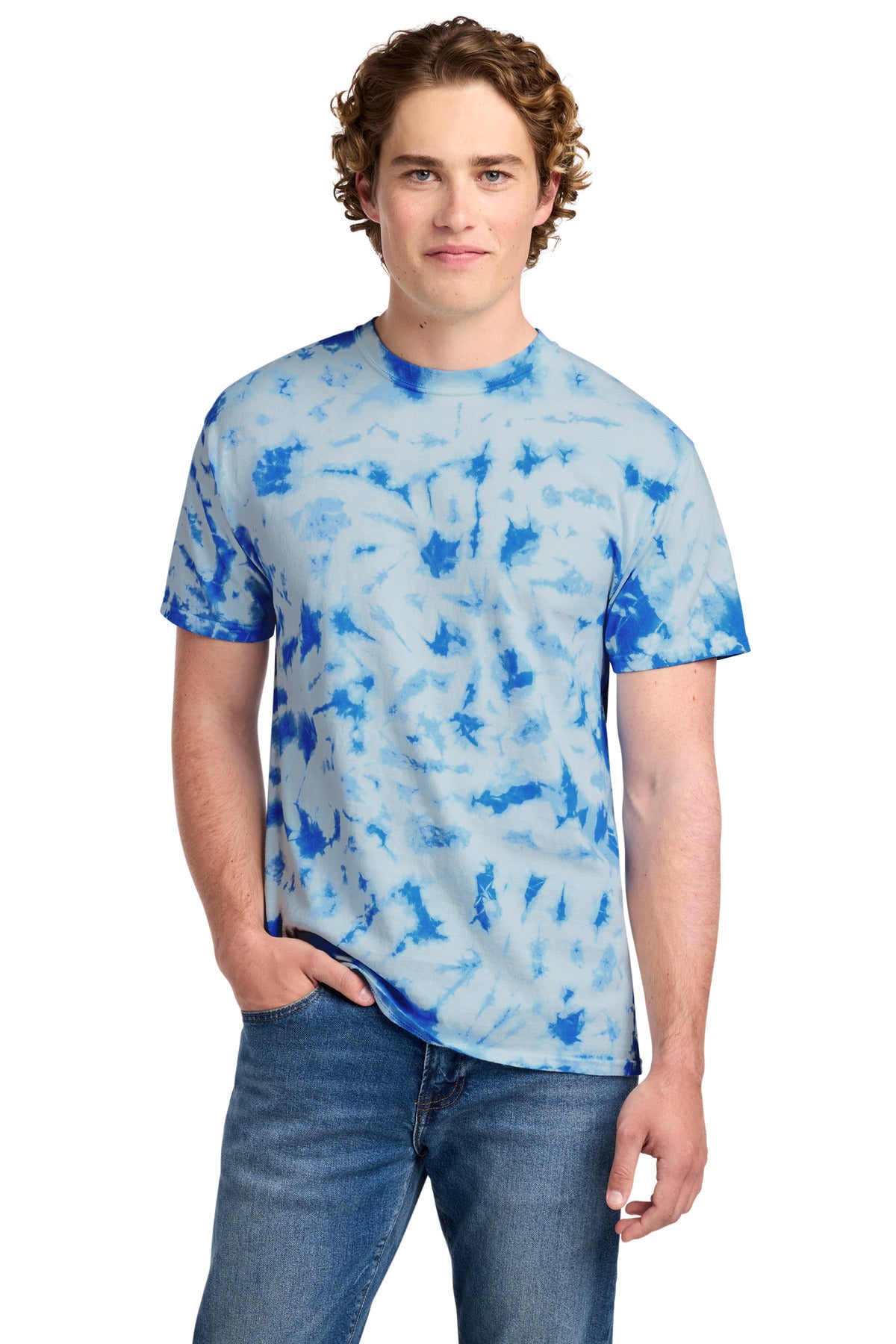 Port & Co ®  Crystal Tie-Dye Tee PC145 | Add Your Logo