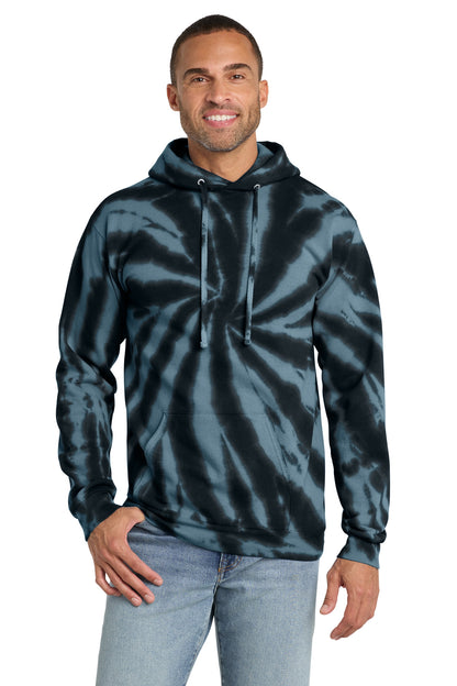 Port & Co ®  Tie-Dye Pullover Hooded Sweatshirt. PC146 | Add Your Logo