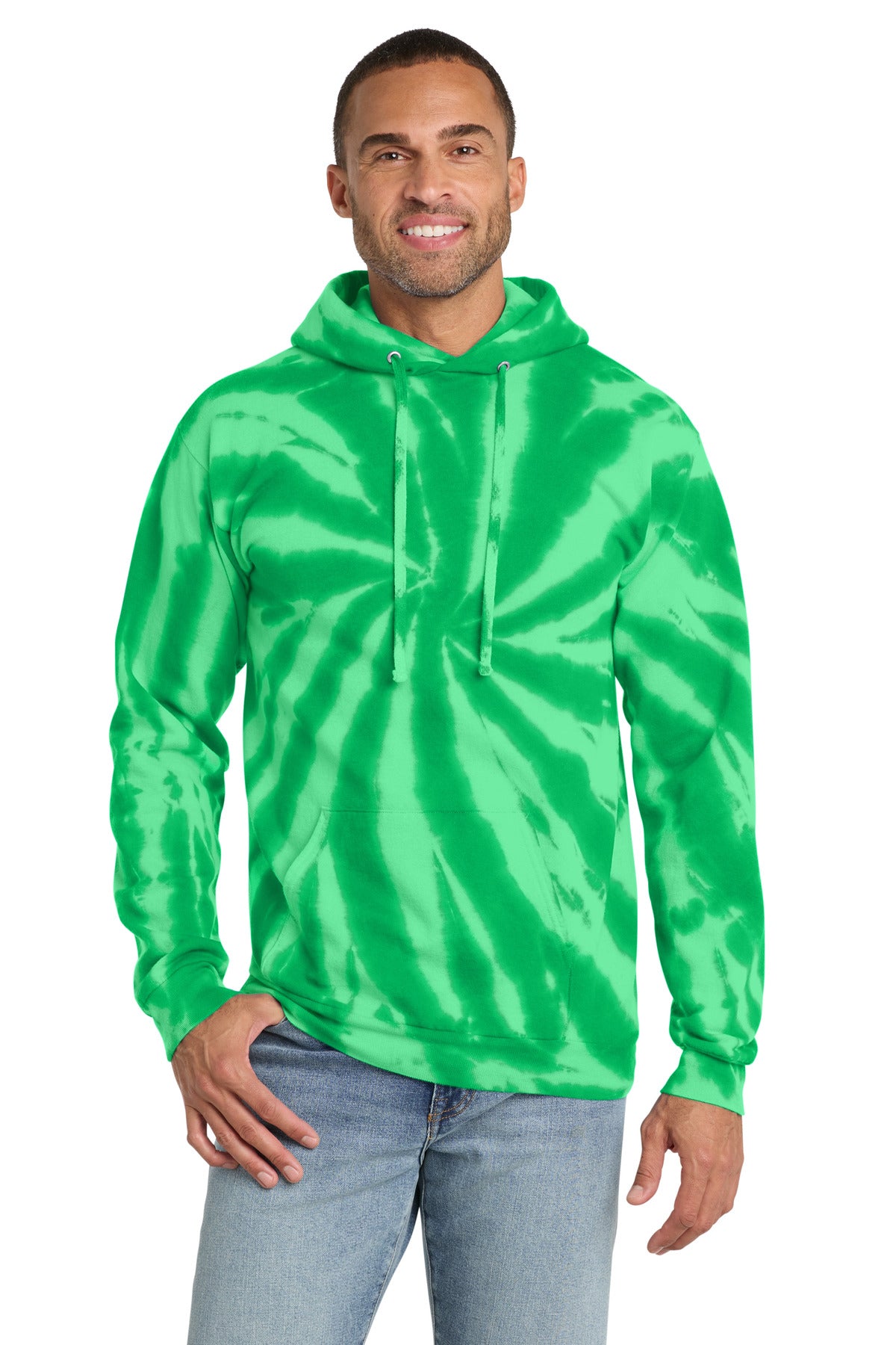 Port & Co ®  Tie-Dye Pullover Hooded Sweatshirt. PC146 | Add Your Logo