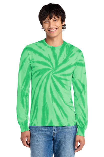 Port & Co ®  Tie-Dye Long Sleeve Tee.  PC147LS | Add Your Logo