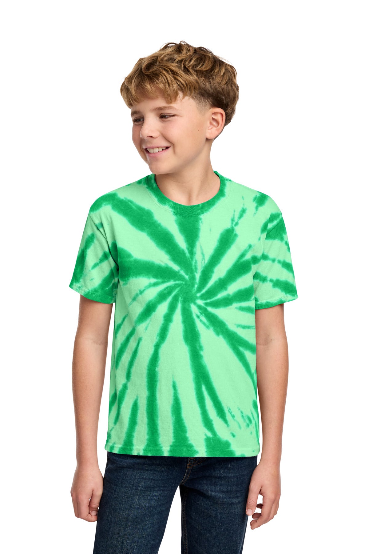 Port & Co ®  Youth Tie-Dye Tee. PC147Y | Add Your Logo