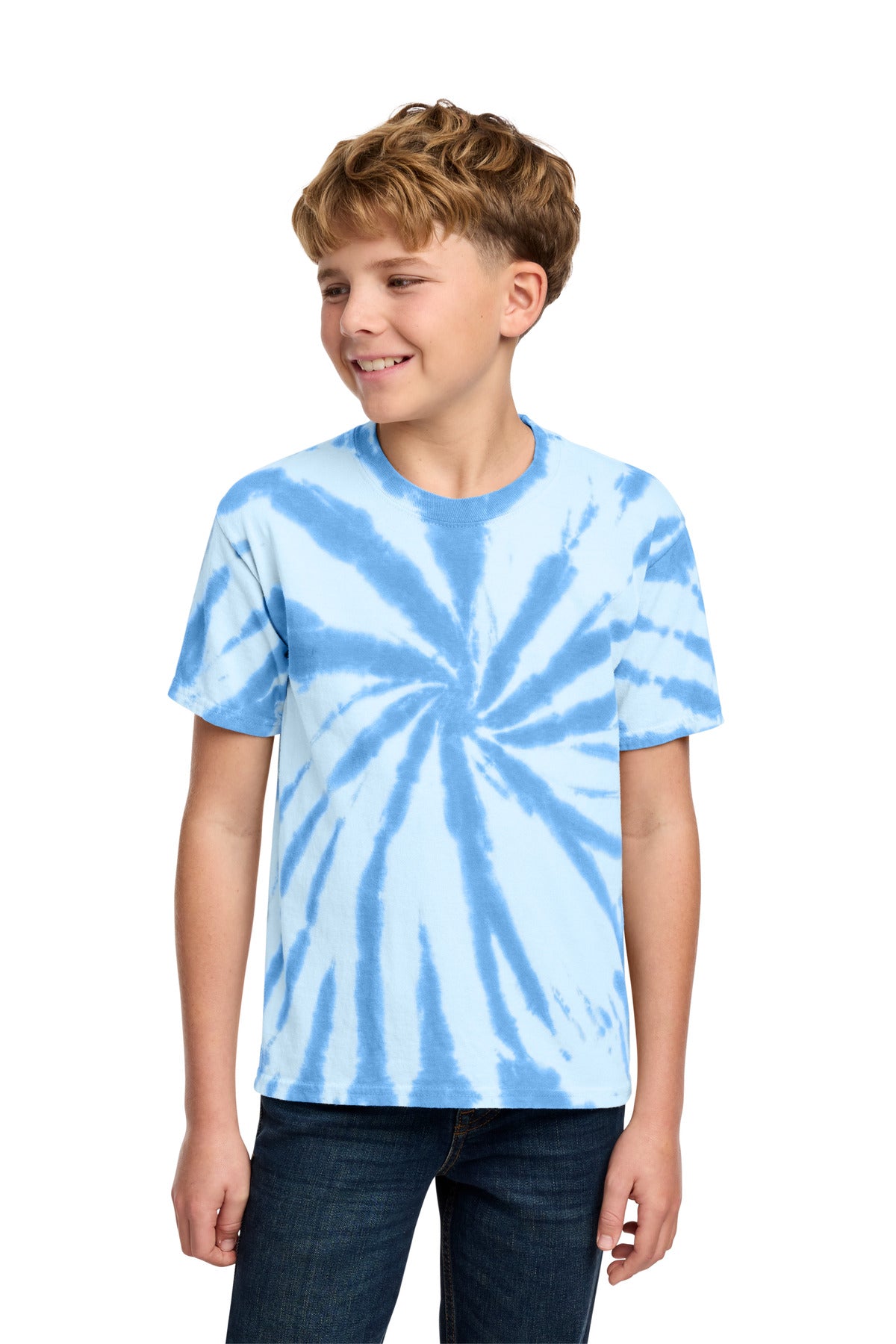 Port & Co ®  Youth Tie-Dye Tee. PC147Y | Add Your Logo