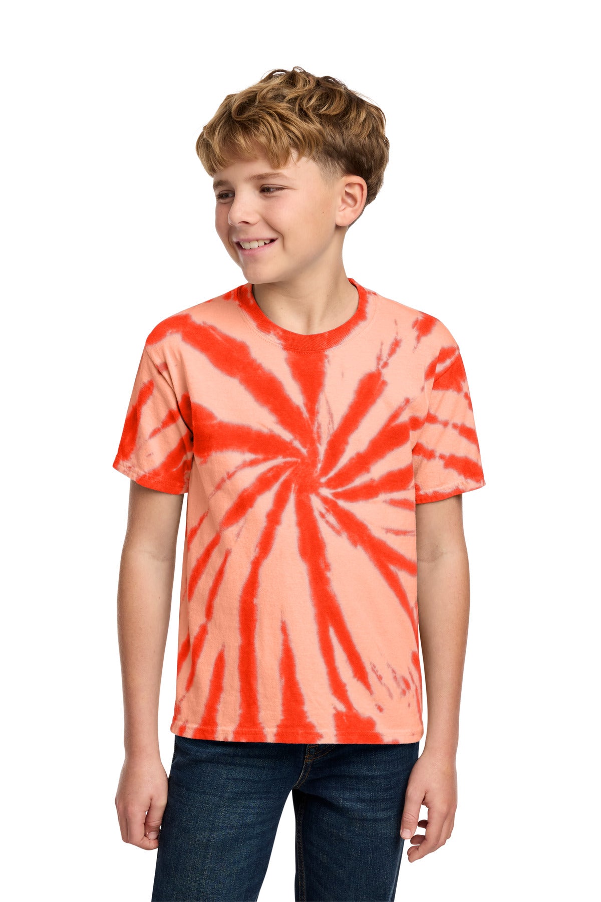 Port & Co ®  Youth Tie-Dye Tee. PC147Y | Add Your Logo