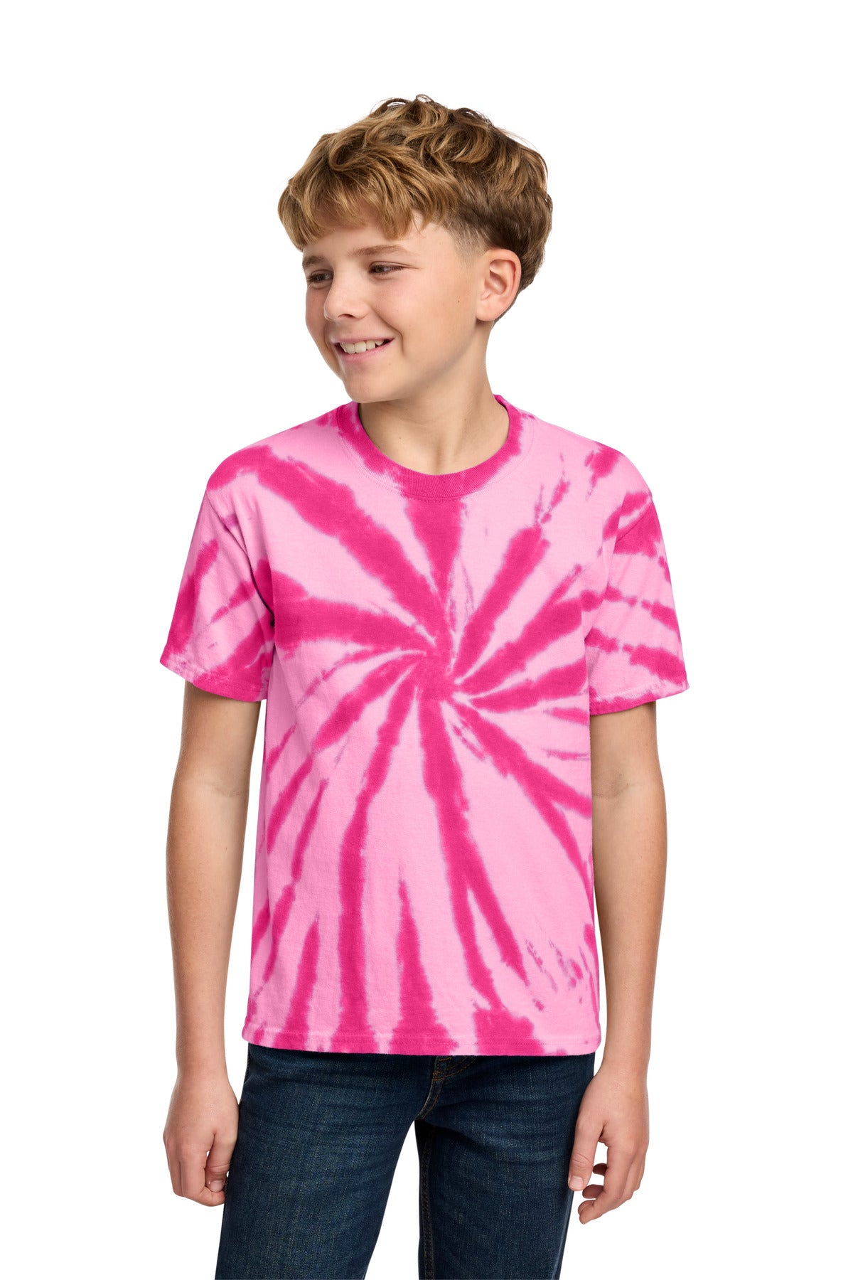 Port & Co ®  Youth Tie-Dye Tee. PC147Y | Add Your Logo
