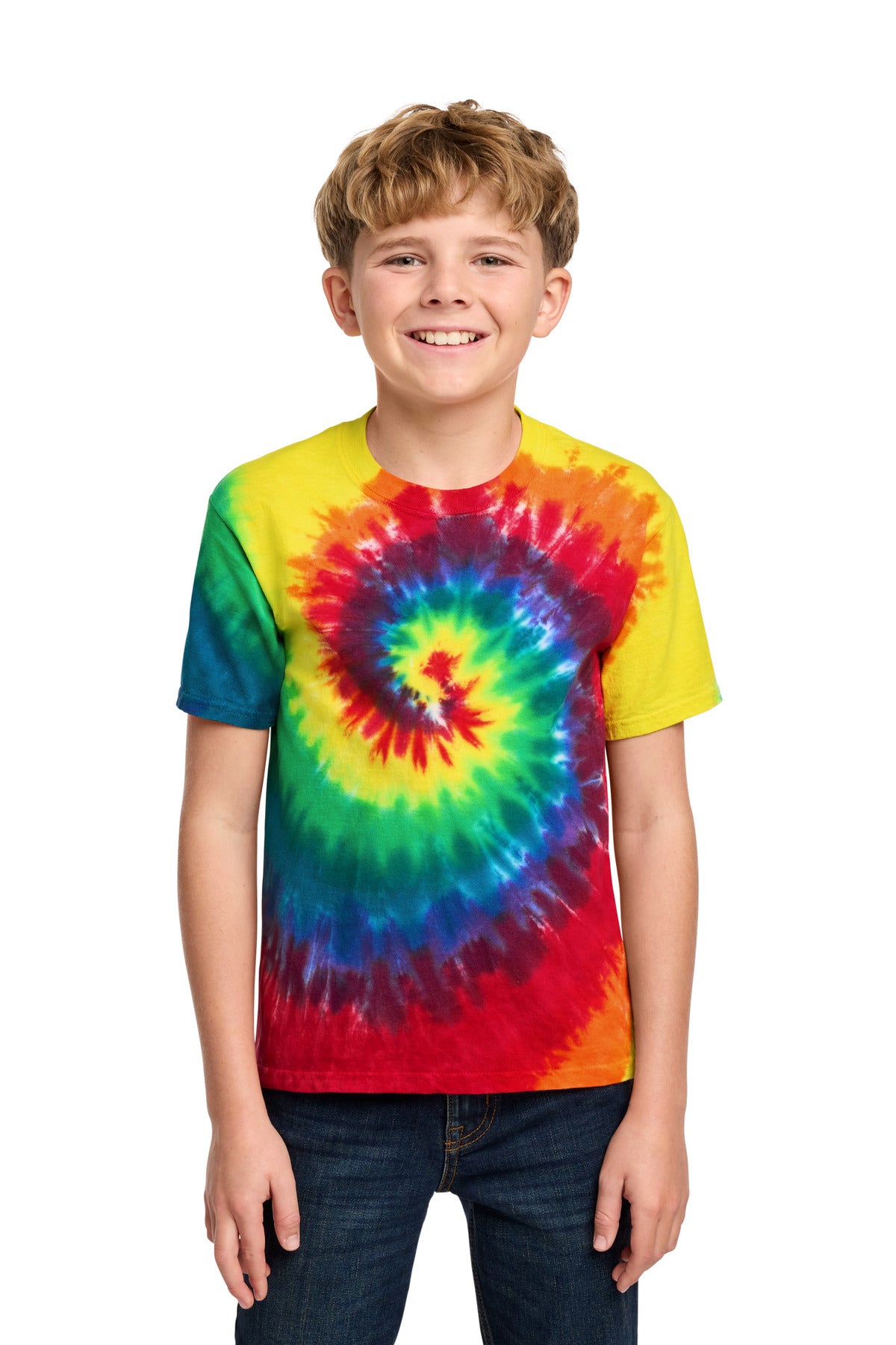 Port & Co ®  Youth Tie-Dye Tee. PC147Y | Add Your Logo