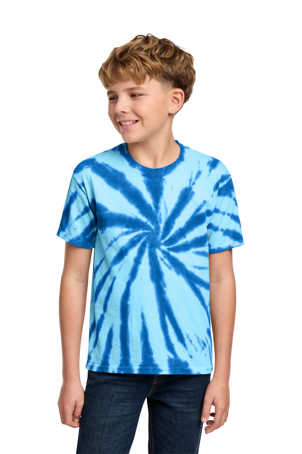 Port & Co ®  Youth Tie-Dye Tee. PC147Y | Add Your Logo