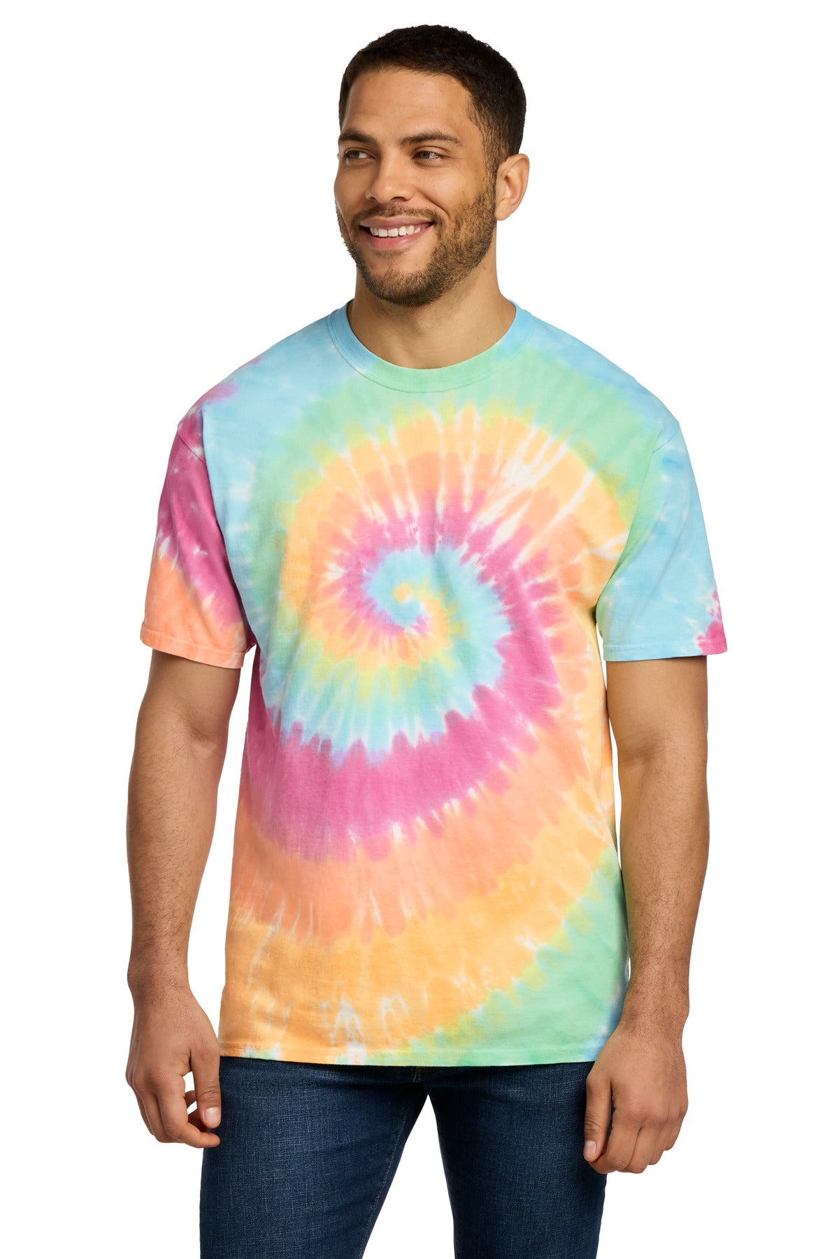 Port & Co ®  Tie-Dye Tee. PC147 | Add Your Logo