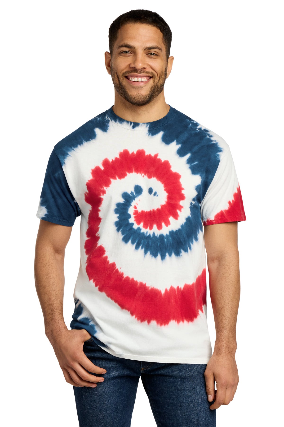 Port & Co ®  Tie-Dye Tee. PC147 | Add Your Logo