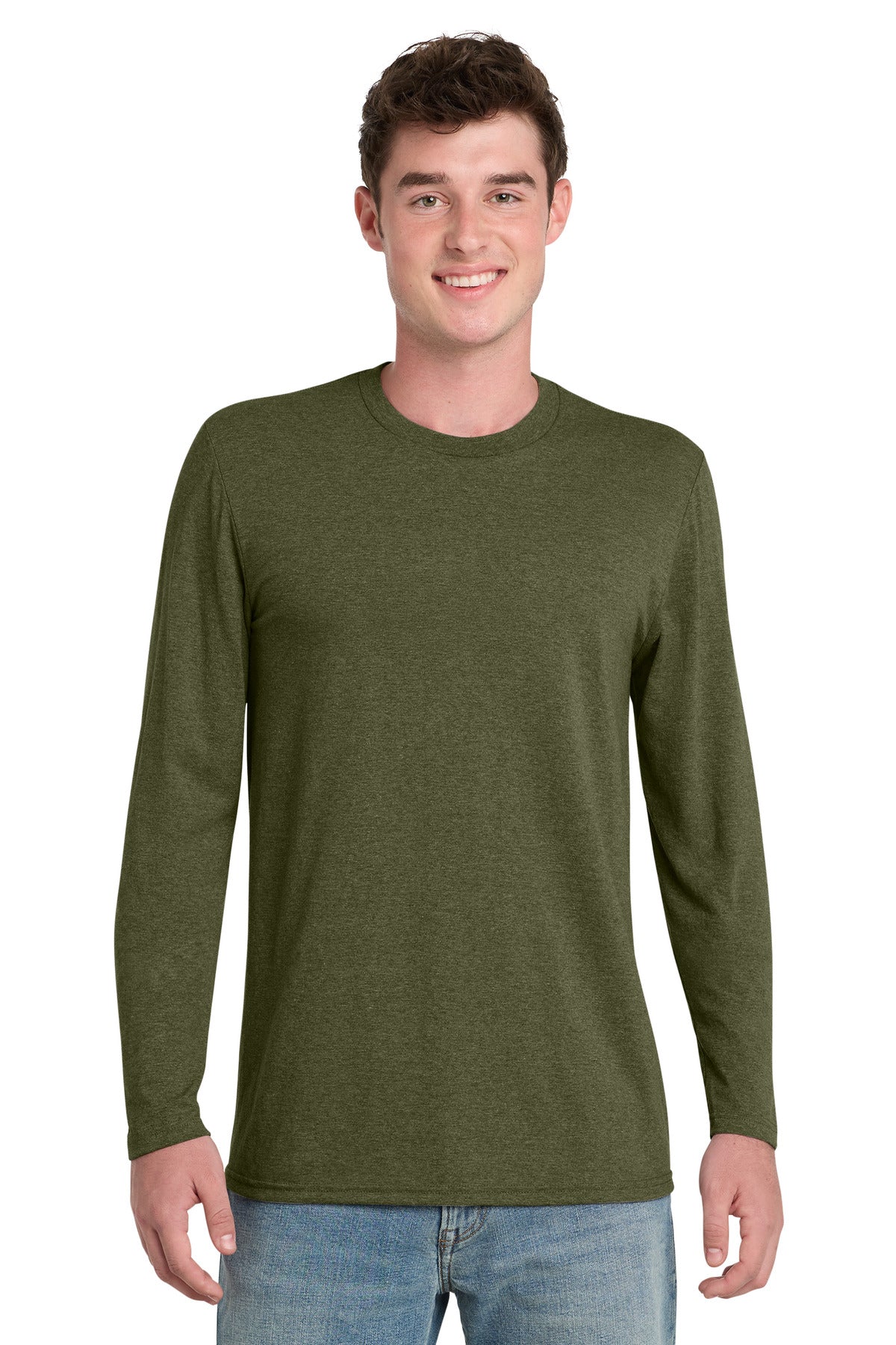 Port & Co ®  Tri-Blend Long Sleeve Tee. PC330LS | Add Your Logo