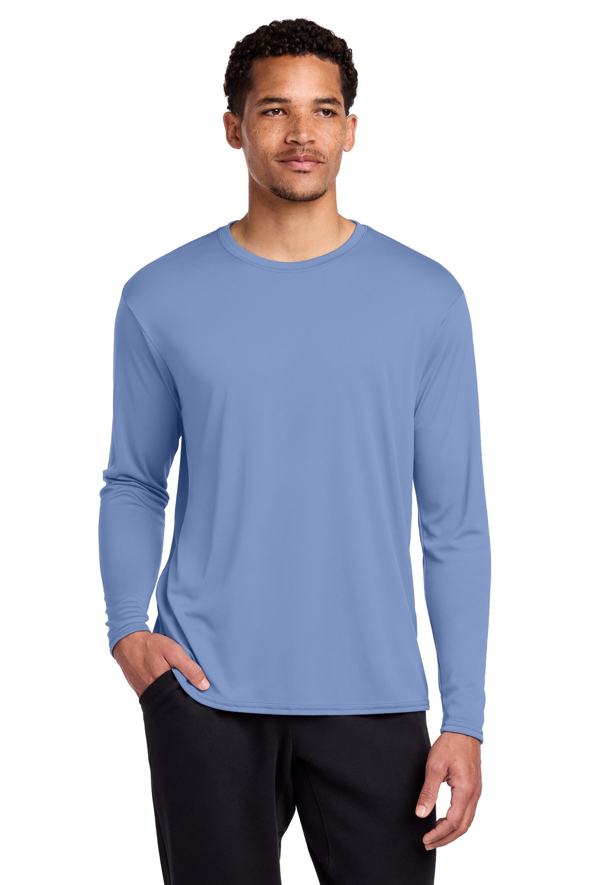 Port & Co ®  Long Sleeve Performance Tee. PC380LS | Add Your Logo