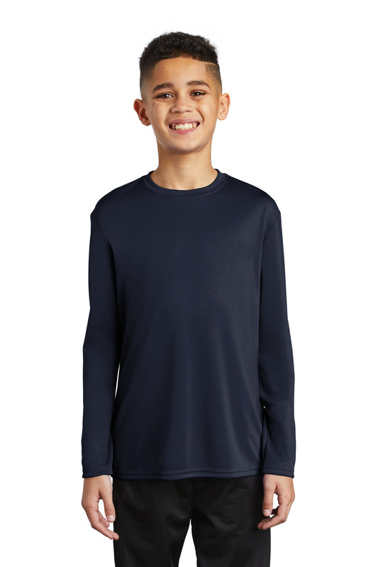 Port & Co   Youth Long Sleeve Performance Tee PC380YLS